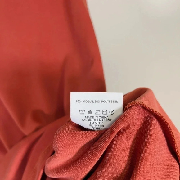 FRANK AND OAK| ESSENTIAL TANK TOP IN BRICK COLOR - Picture 7 of 10